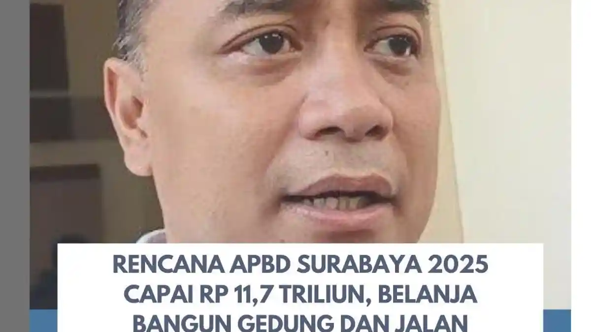 Berita Viral APBD Surabaya Tahun 2025 Direncanakan Mencapai Rp 11,7 Triliun Simak Program