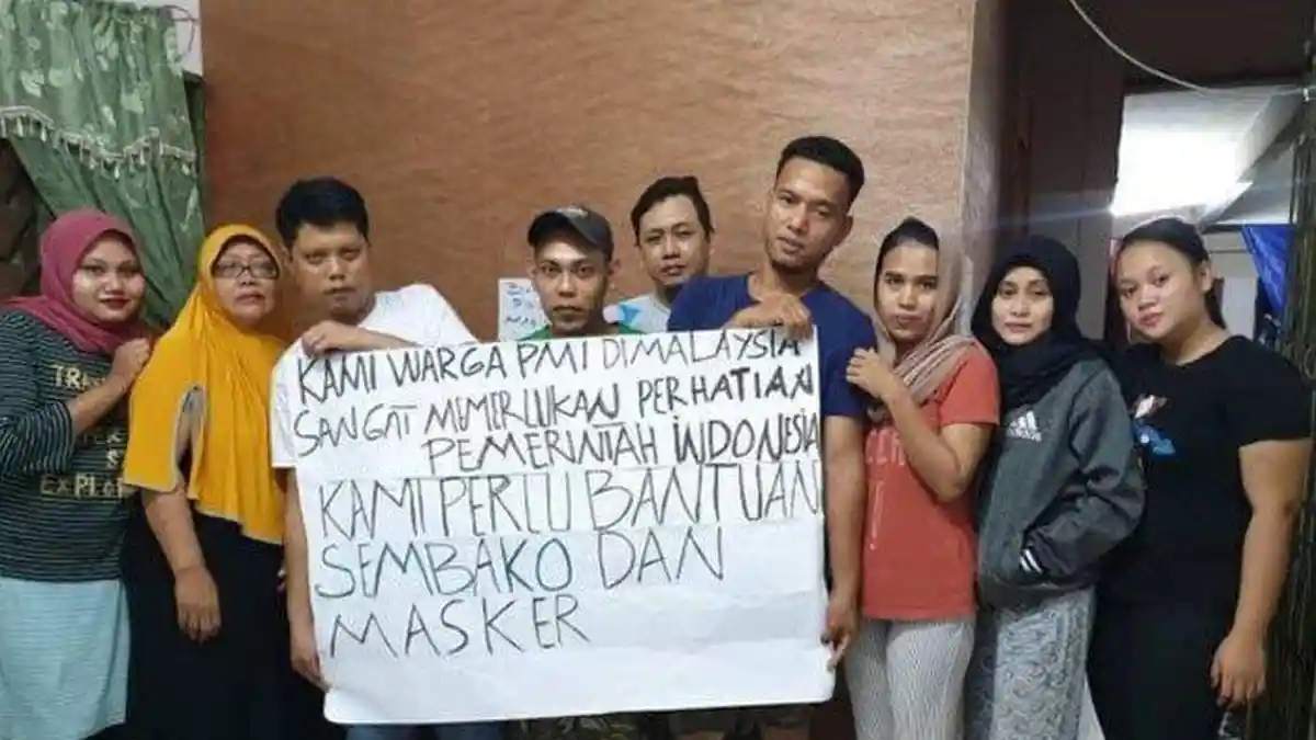 Malaysia Lockdown, TKI Terancam Kelaparan: Kami Cuma Makan Nasi dan Mi Instan