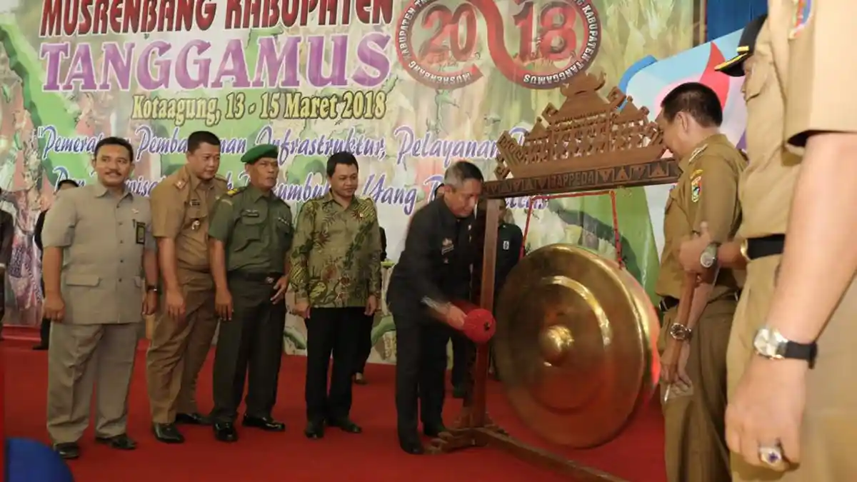 Pjs. Gubernur Didik Buka Musrenbang Kabupaten Tanggamus