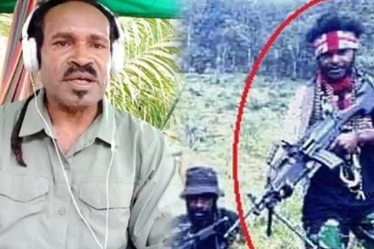 KKB PAPUA PAMER, Viral Video Diduga Jubir OPM Sebby Sambom Latihan Menembak di Luar Negeri