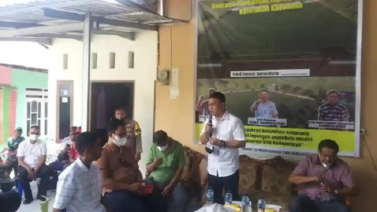 2022, Hadianto Rasyid Janji Siapkan Lapangan Bola di Kelurahan Kabonena