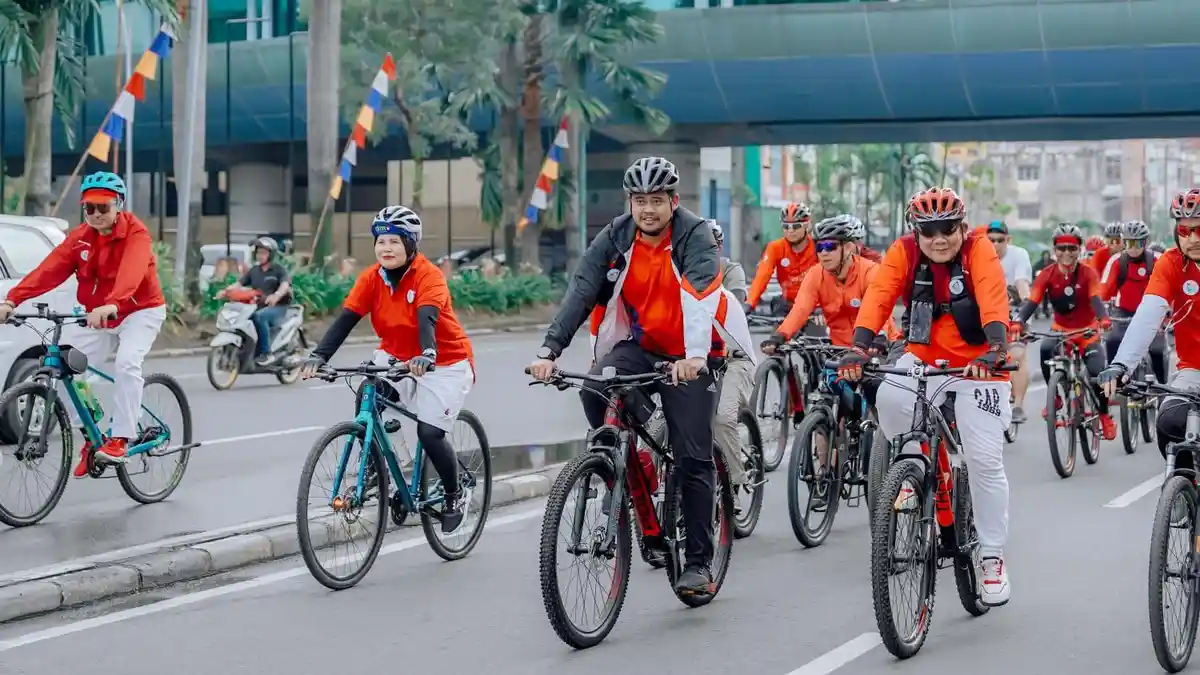 Gowes Bersama MSC, Walikota Medan Bobby Nasution Harap Kegiatan Bersepeda Dapat Datangkan Wisatawan
