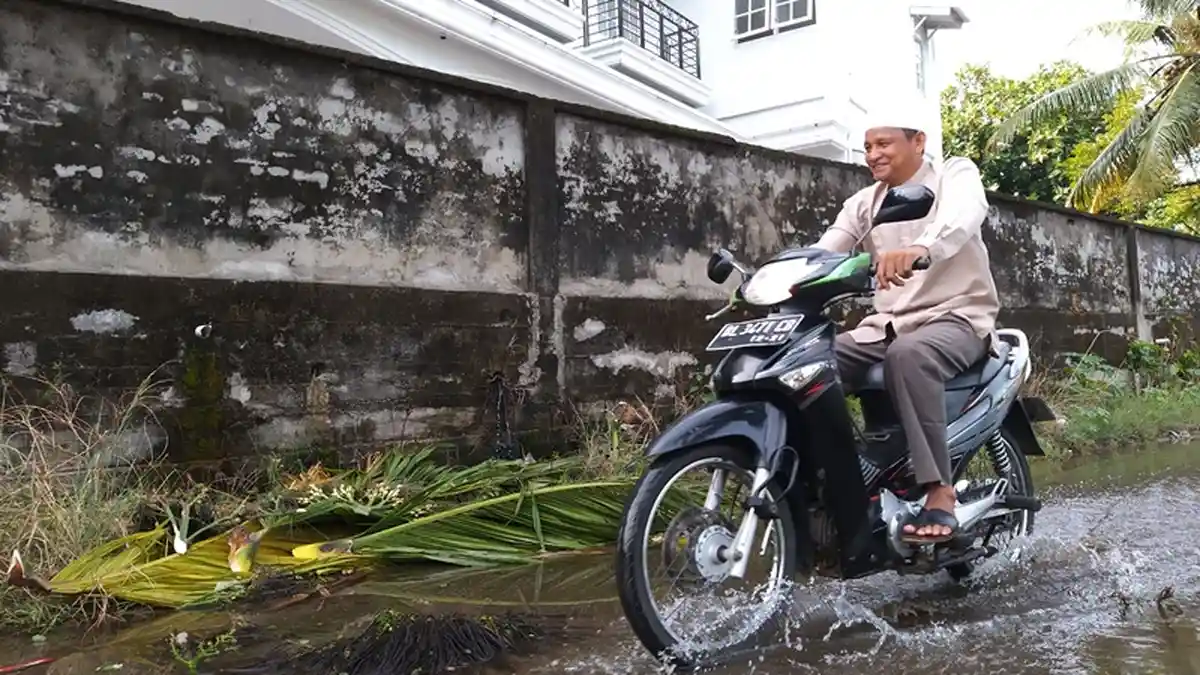 Begini Kata Pimpinan Grand Leuser Hotel Blangpidie soal Pipa Pembuang yang Bocor