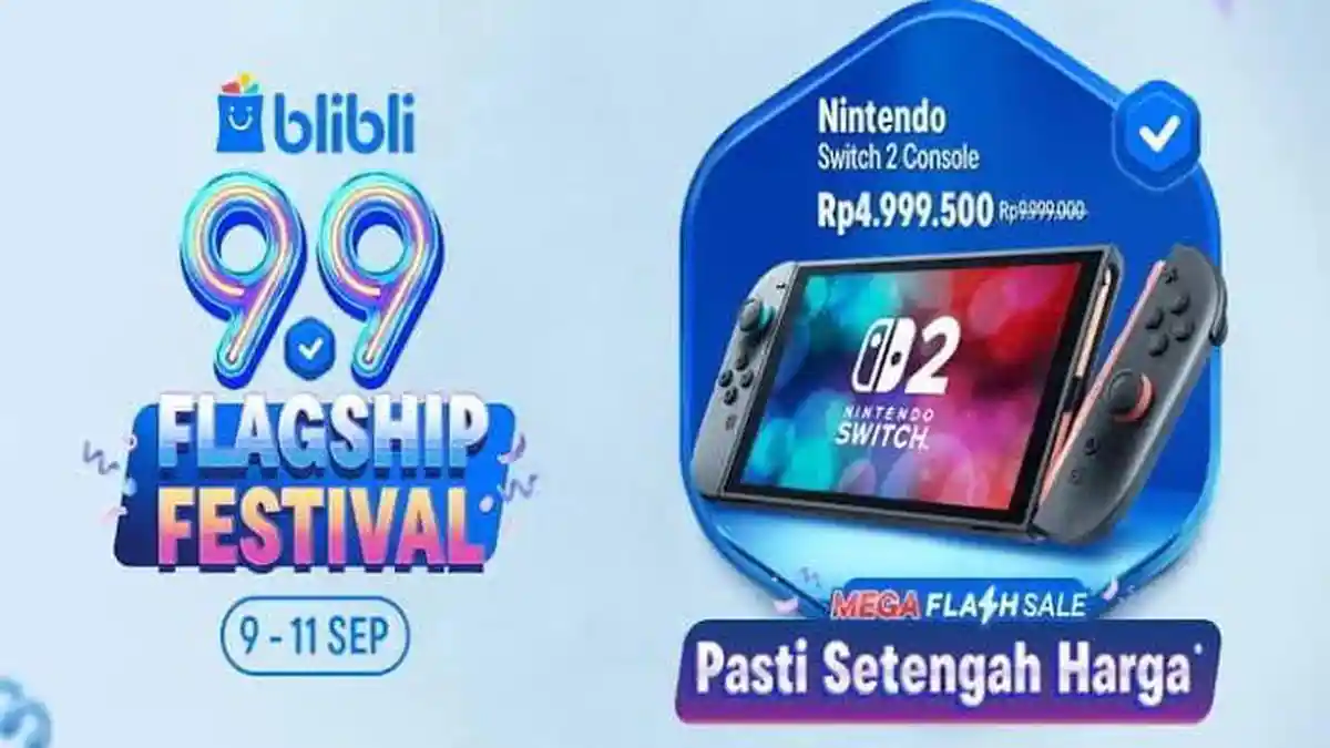 Blibli 9.9 Flagship Festival, Banyak Diskon Besar dari Brand Ternama!