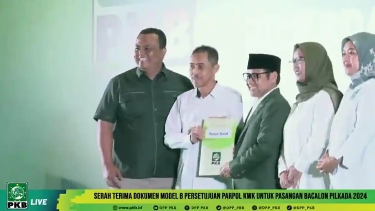Lingga Kesuma Terima Rekomendasi PKB untuk Pilkada Pesisir Barat Lampung