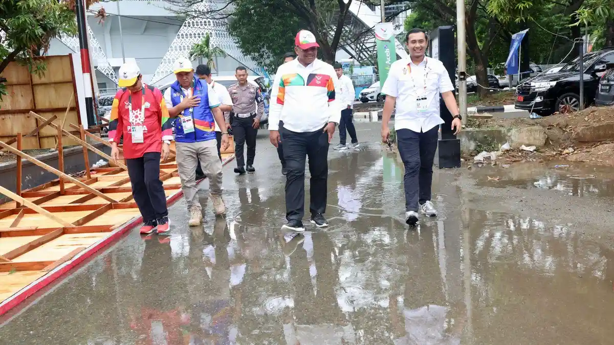 Pj Gubernur Aceh Sebut akan Segera Perbaiki Venue yang Rusak Akibat Badai dan Hujan