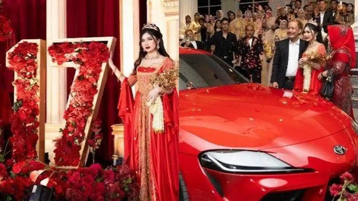 Pesta Ultah Anak Kades di OKI bak Putri Raja, Dikado Mobil Sport Rp 2,1 M, Ternyata Duitnya dari Ini