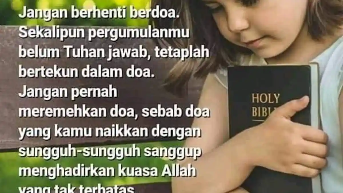 DOA, Bacaan dan Renungan Harian Katolik, Kamis, 25 Februari 2021: 'Mintalah dan Carilah dengan Iman'