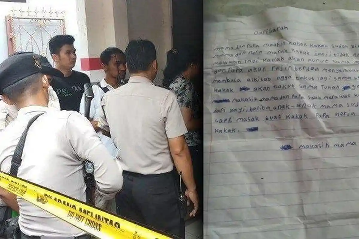 Jejak-jejak Sepatu Misterius di Rumah Satu Keluarga yang Tewas Dibunuh