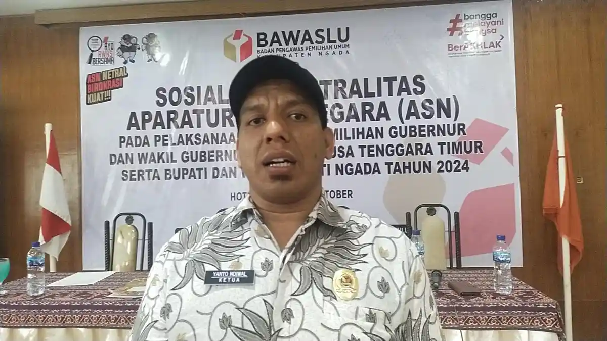 Ketua Bawaslu Ngada Minta Semua Pihak Bersabar Menunggu Keputusan Resmi KPU
