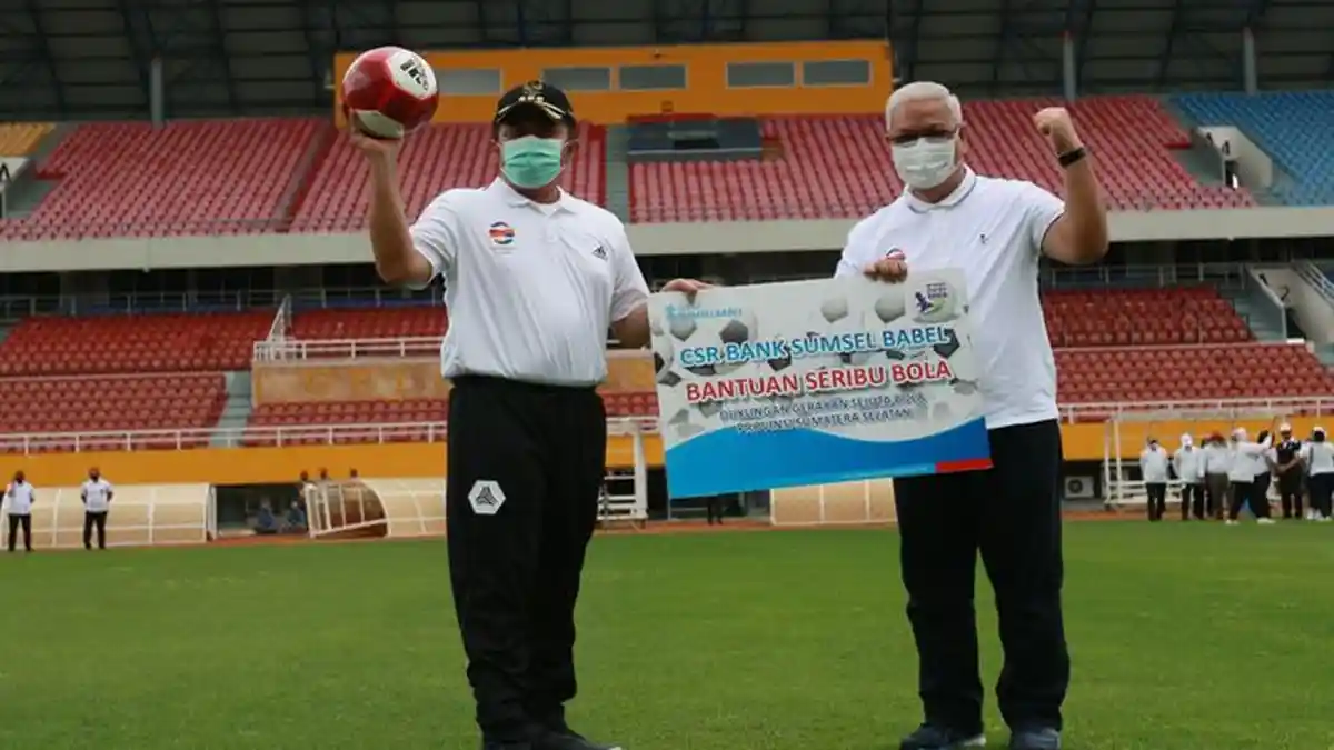 Pemprov Sumsel Luncurkan Gerakan 1.000 Bola, Gelar Upacara Haornas 2020