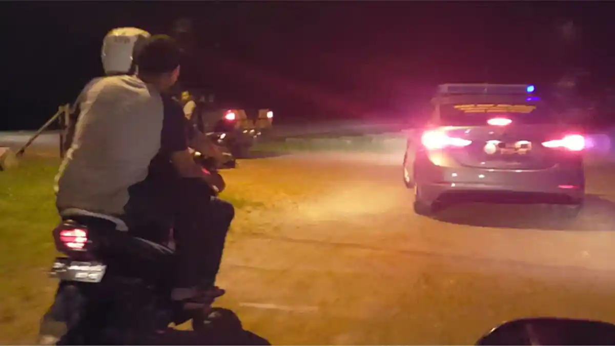 Terus Mendapat Keluhan Warga, Polsek Bintan Timur Razia Balapan Liar. Pebalapnya Mengejutkan!