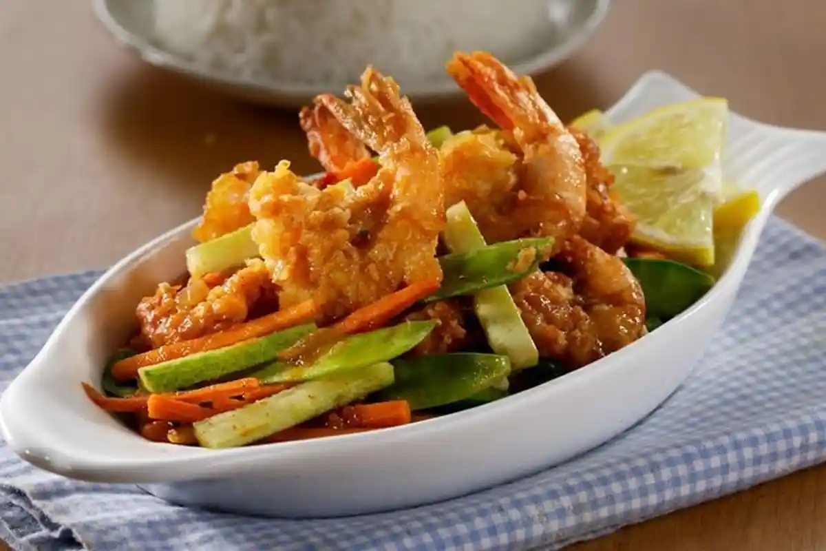 Cara Bikin Udang Tepung Saus Tomat Sayuran Super Enak, Lauk Spesial untuk Sajian Makan Siang