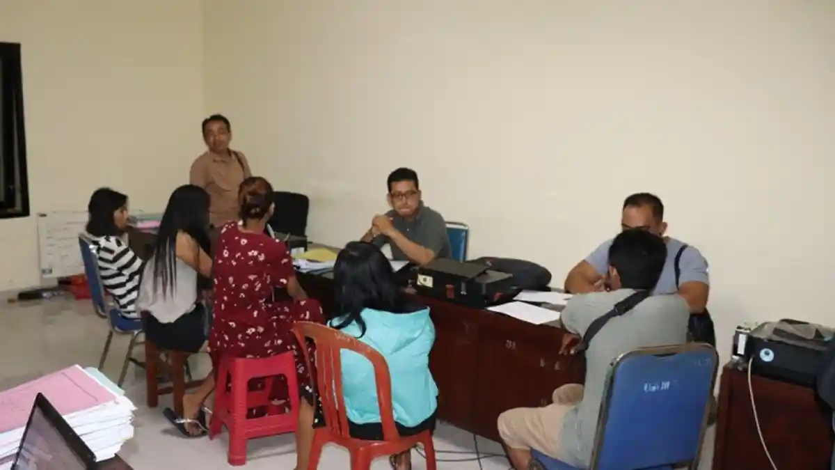 Lima Terduga Pelaku Prostitusi di Terminal Pesiapan Tabanan Diamankan