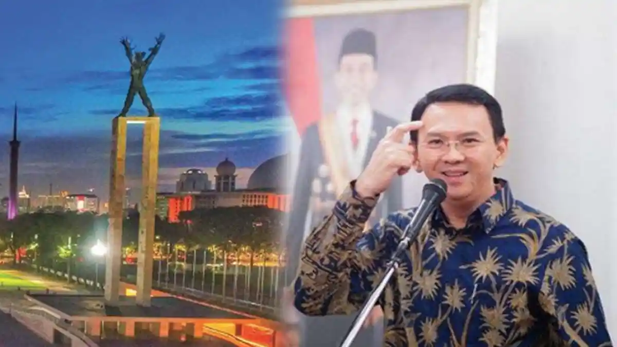 Ahok Janji Blak-Blakan Soal Lapangan Banteng dan Patung Pembebasan Irian Barat Kamis Siang Ini