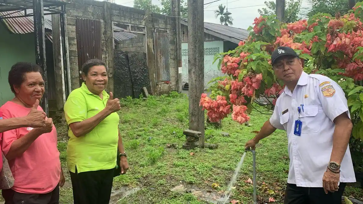 2.790 Rumah Warga Mimika Dialiri Air Bersih