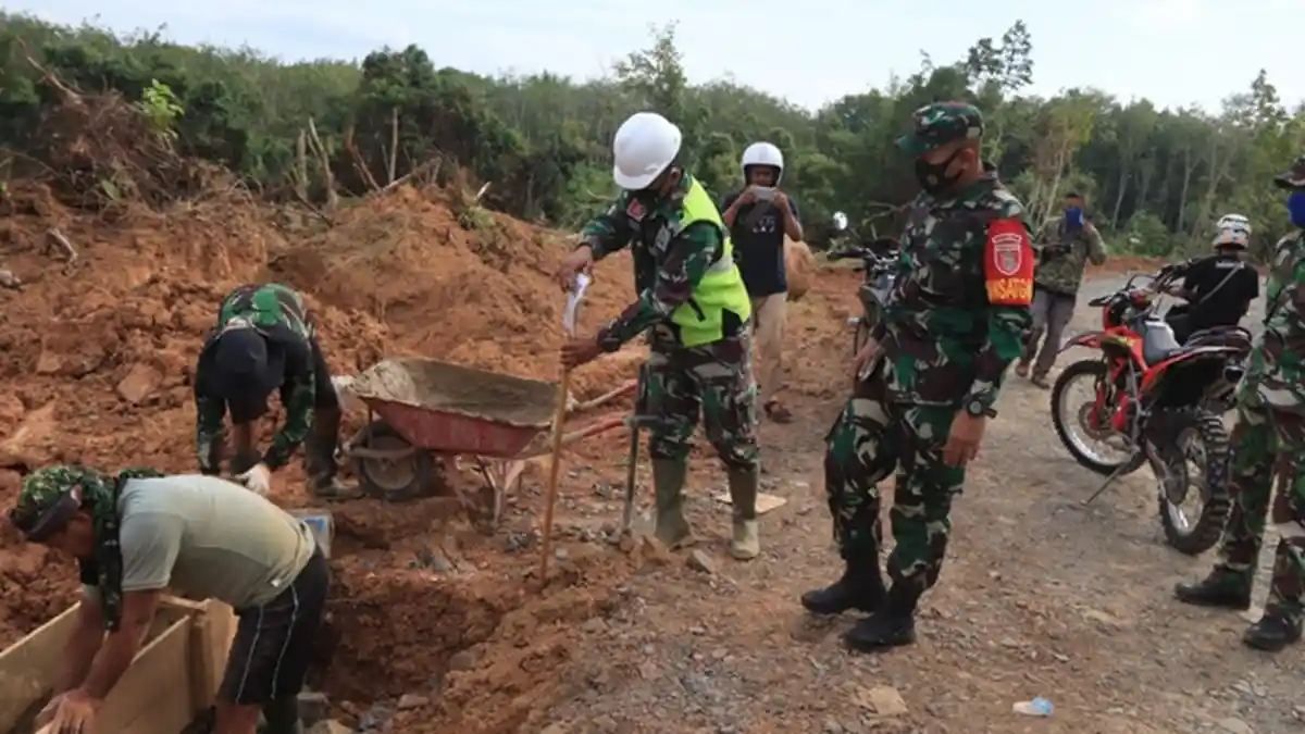 Program TMMD 108 Hampir Selesai, Para Prajurit akui Ada Kenangan Indah Di Desa Biih