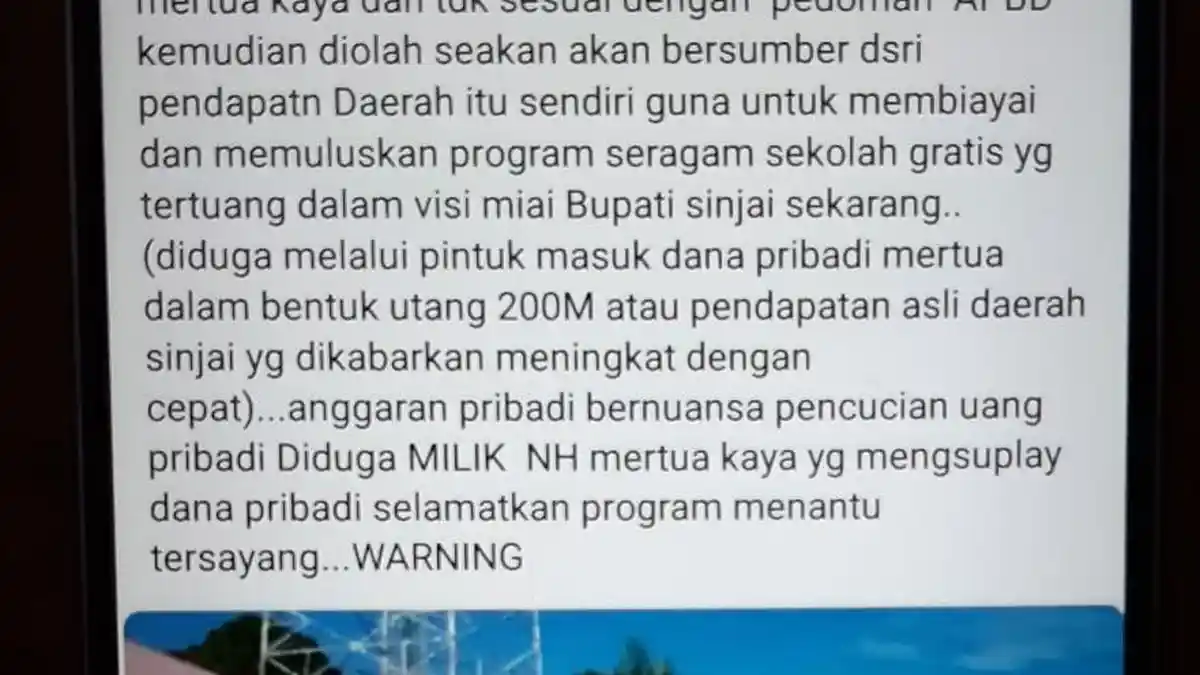 Kerabat Bupati Sinjai Ancam Laporkan Polisi Pemilik Akun Media Sosial Devy Amelia, Ini Masalahnya