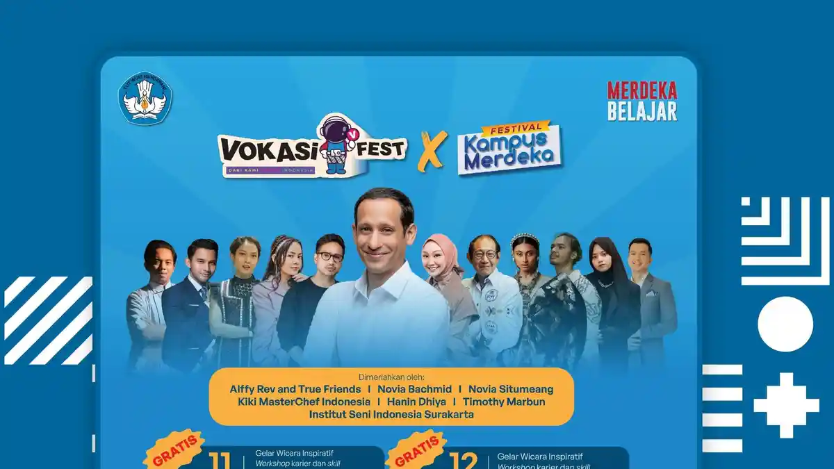 Vokasifest x Festival Kampus Merdeka Bakal Digelar di TIM, Catat Hari dan Jam Bukanya