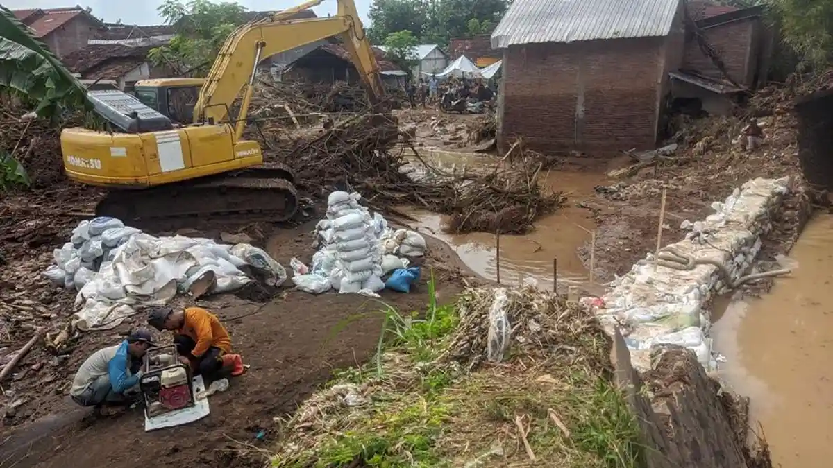 Update Banjir Bandang Margoyoso Pati: Perbaikan Tanggul Sungai Suwatu Ditarget Rampung 14 Hari