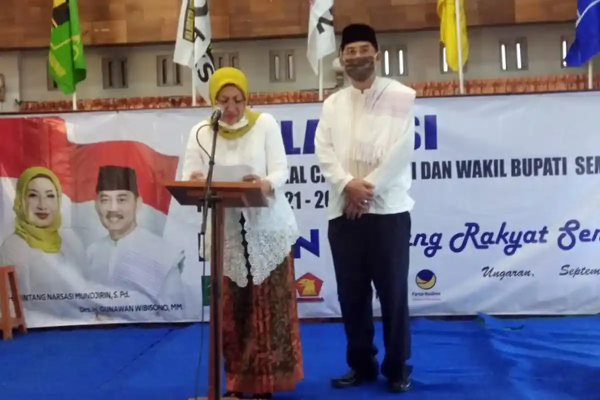 Daftar ke KPU Kabupaten Semarang, Tim Bison Bakal Dipasangi Tanda Khusus, Biar Tidak Disusupi