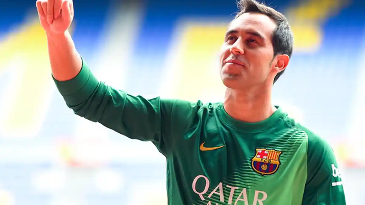 Claudio Bravo Kembali Mengisi Starting Eleven Barcelona