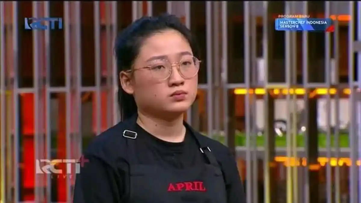 Oles Mentega Pakai Tangan, April Peserta Pertama yang Gugur di MasterChef Indonesia 9