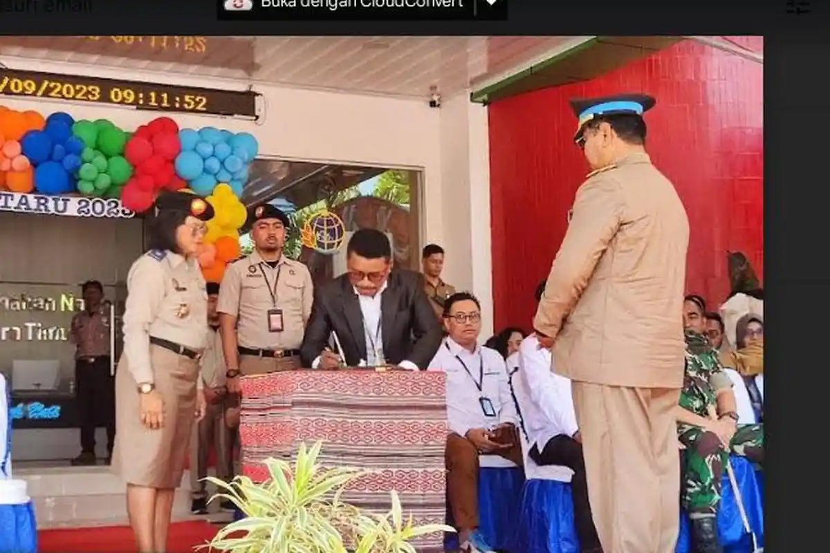 Ombudsman RI Perwakilan NTT Jadi Saksi Pencanangan ZI WBK dan WBBM di Lingkup BPN NTT