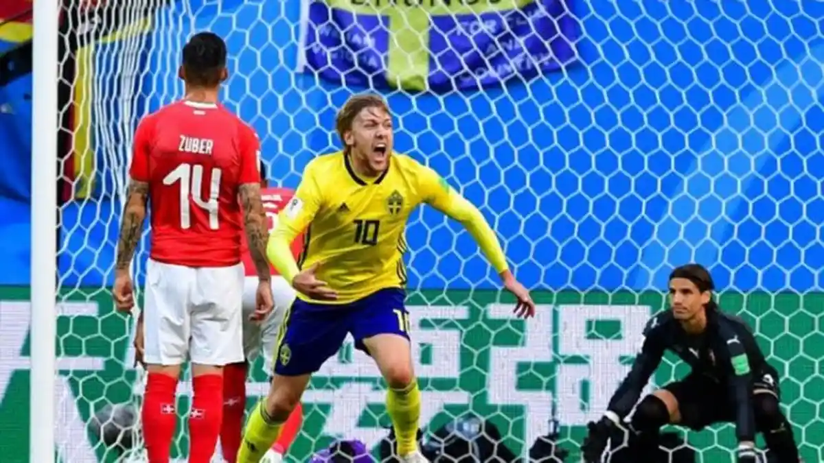 Selamat! Swedia Lolos ke Perempat Final, Bertemu Pemenangan Inggris vs Kolombia