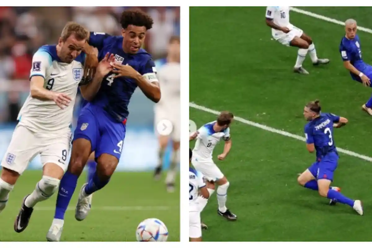 Hasil Inggris Vs Amerika Serikat di Piala Dunia 2022, Harry Maguire Terlalu Tangguh di Babak Pertama