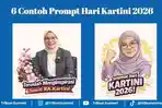 6 Contoh Prompt AI Hari Kartini untuk Membuat Stiker WA Berupa Foto Diri, Animasi hingga Karikatur