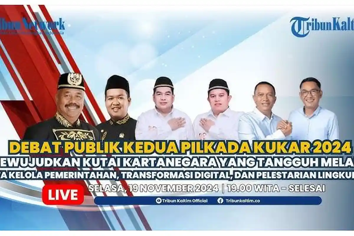 Debat Pilkada Kukar 2024: Edi-Rendi dan Dendi-Alif Debat soal Konser dan Bantuan Nelayan-Petani