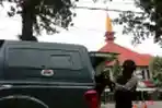 Pengamanan Gereja Katedral Santa Perawan Maria Ratu Rosario Suci