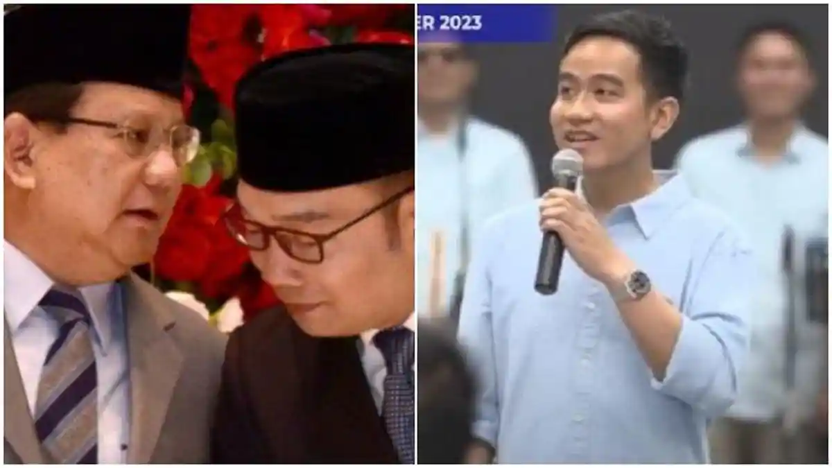 Pengakuan Prabowo, Ridwan Kamil Nyaris Jadi Cawapresnya, tapi Berubah Gibran: Hampir Jadi Wakil Saya
