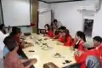 Ketum PSI Bersama Sekjen PSI Kunjungi Tribunnews.com