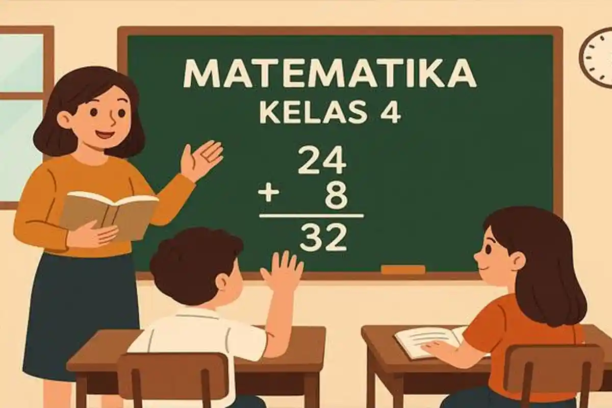 30 JAWABAN SOAL Matematika Kelas 4 Semester 1 Pilihan Ganda dan Essay Siap Hadapi Ulangan dan Ujian