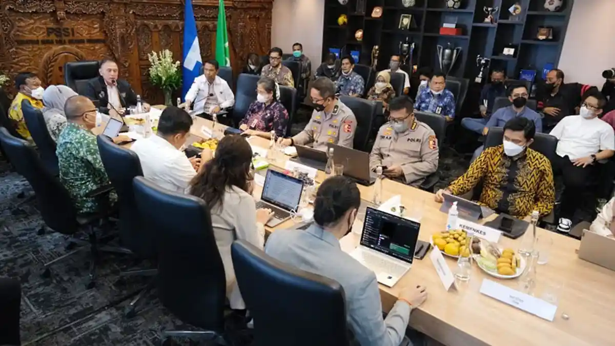 PSSI Gelar Rapat Perdana Satgas Transformasi Sepak Bola Indonesia Pascatragedi Kanjuruhan