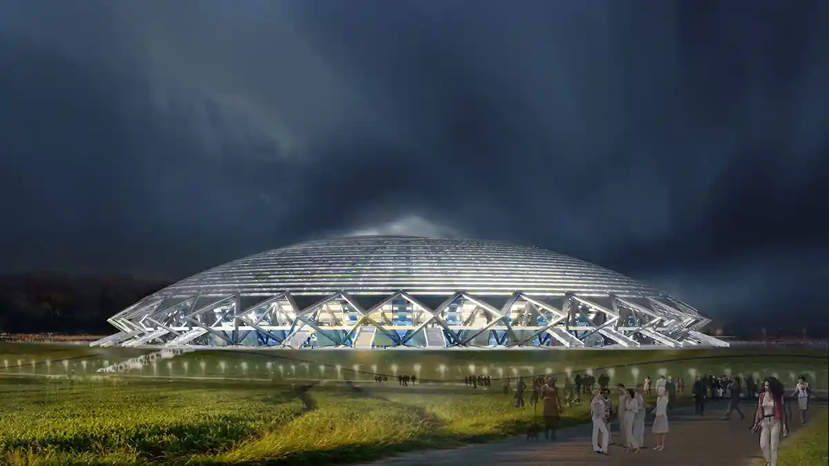 VIDEO- Beginilah Indahnya Stadion Samara Arena dalam Posisi 360 Derajat, Mirip Piring Terbang