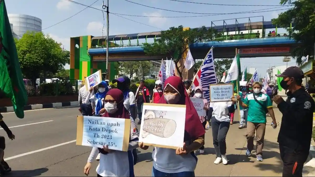 UMP 2023 Naik Tak Boleh Lebih dari 10 Persen, Serikat Buruh Depok: Lebih Baik dari Sebelumnya
