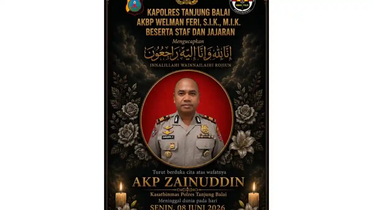 Kaka Zai, Kasat Binmas Polres Tanjungbalai Meninggal Dunia, Ini Sosoknya
