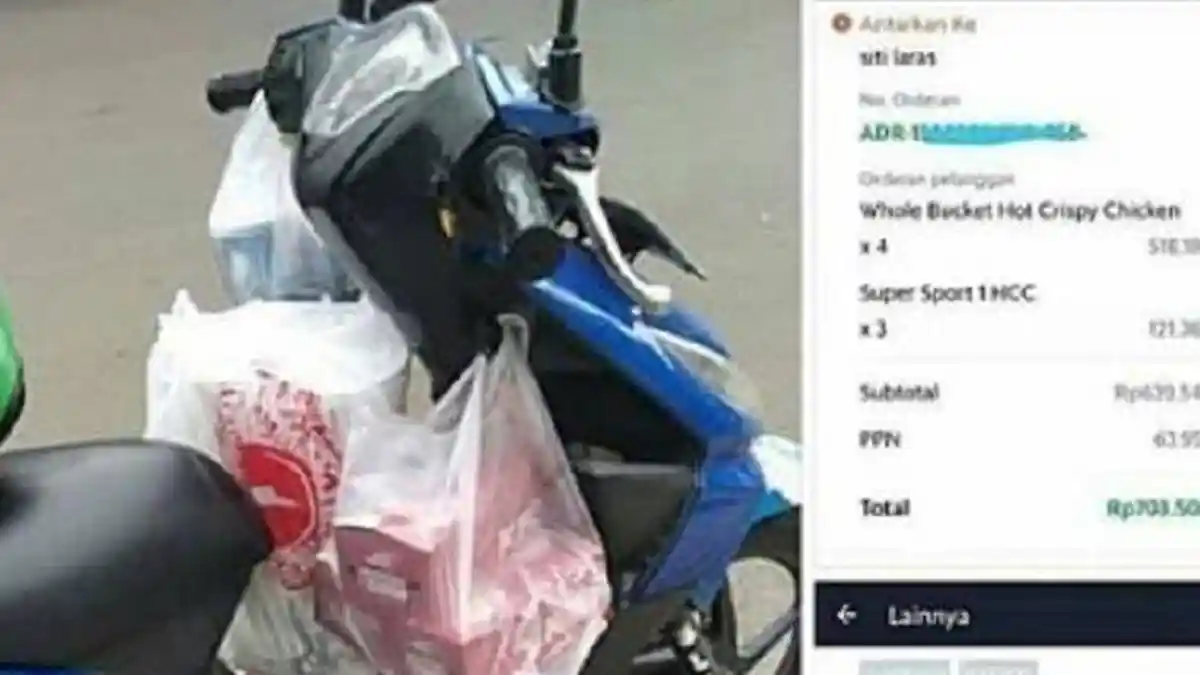 Raja Tega, Driver Ojol Kena Jebakan Order Fiktif Makanan Sampai Rp 700 Ribu
