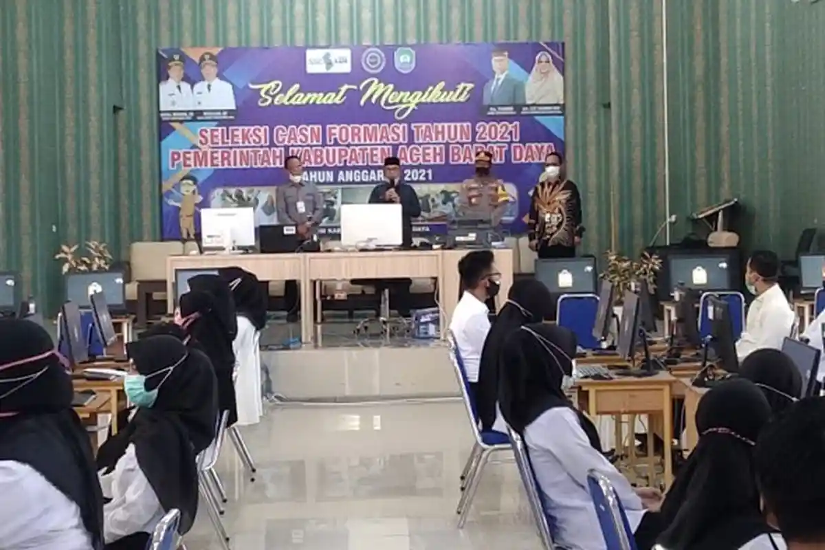 1.393 CPNS Abdya Ikuti Seleksi Kompetensi Dasar, Enam Peserta Tak Hadir