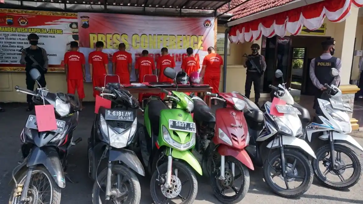 Polres Purbalingga 'Sikat' 7 Tersangka Kasus Pencurian Selama 20 Hari