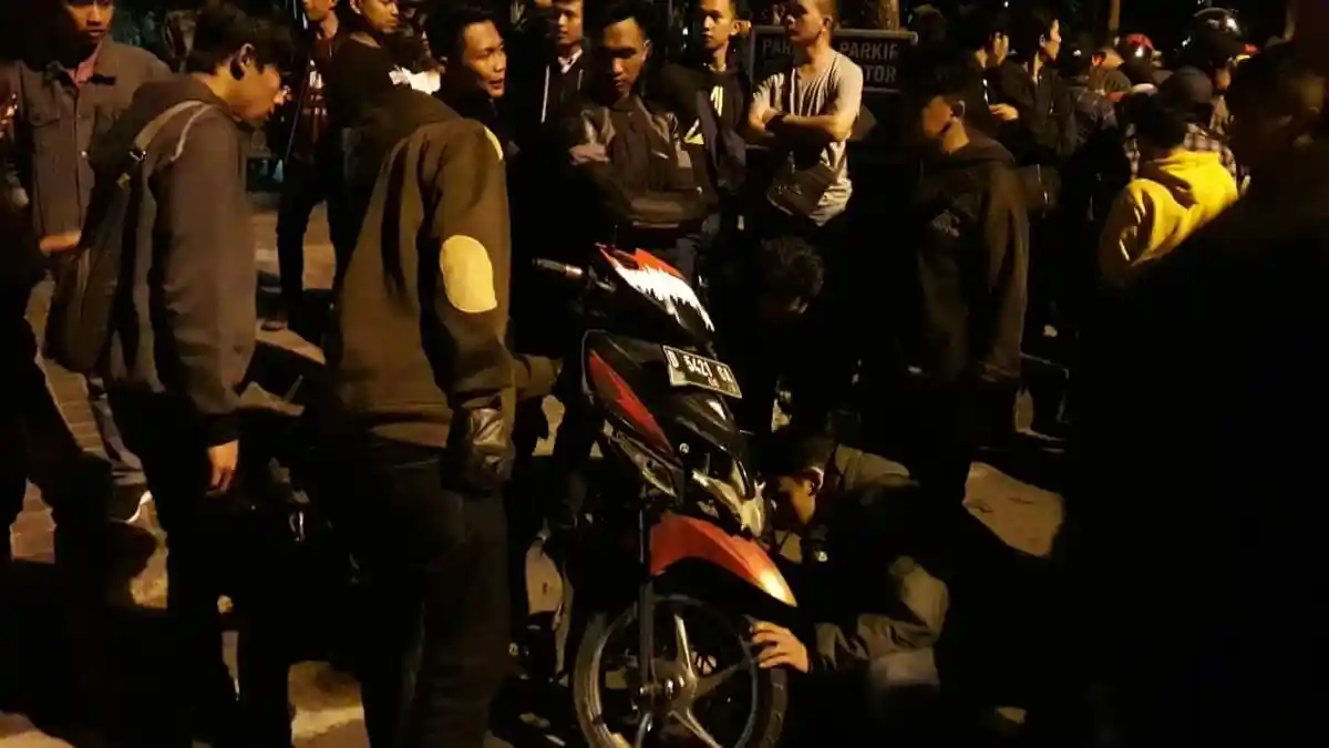 Dinihari Tadi, Ada Drifting Ilegal di Bundaran Pusdai Kota Bandung