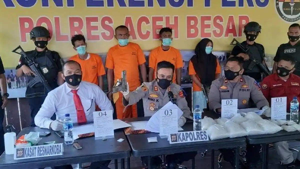 Fakta Baru Ratusan Kg Sabu Ditemukan di Jeunieb, Dikendali Napi LP Hingga Seret Wanita, Ada Senpi