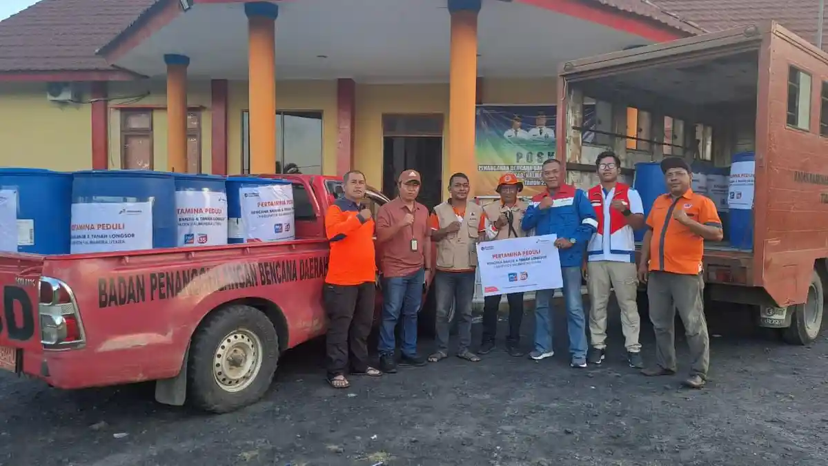 Pertamina Salurkan 4.000 Liter BBM untuk Pemulihan Banjir dan Longsor di Halmahera Utara