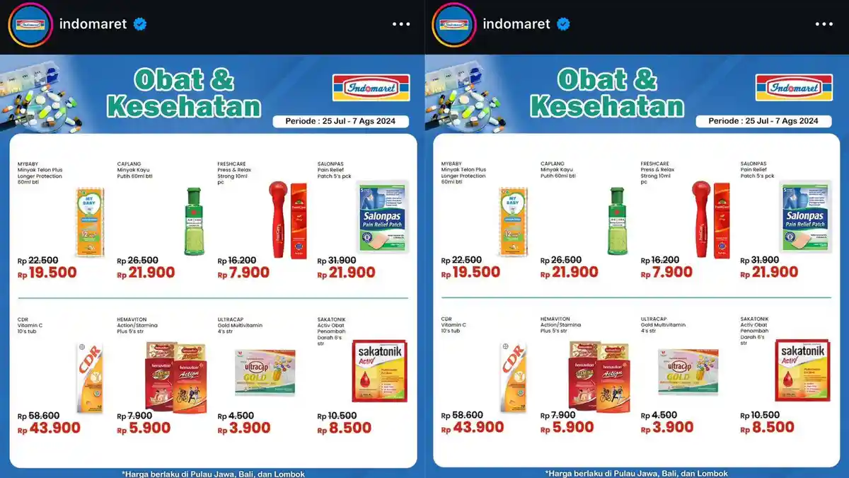 Promo Indomaret Super Hemat: Raih Produk Kesehatan Multivitamin Rp 3. ...