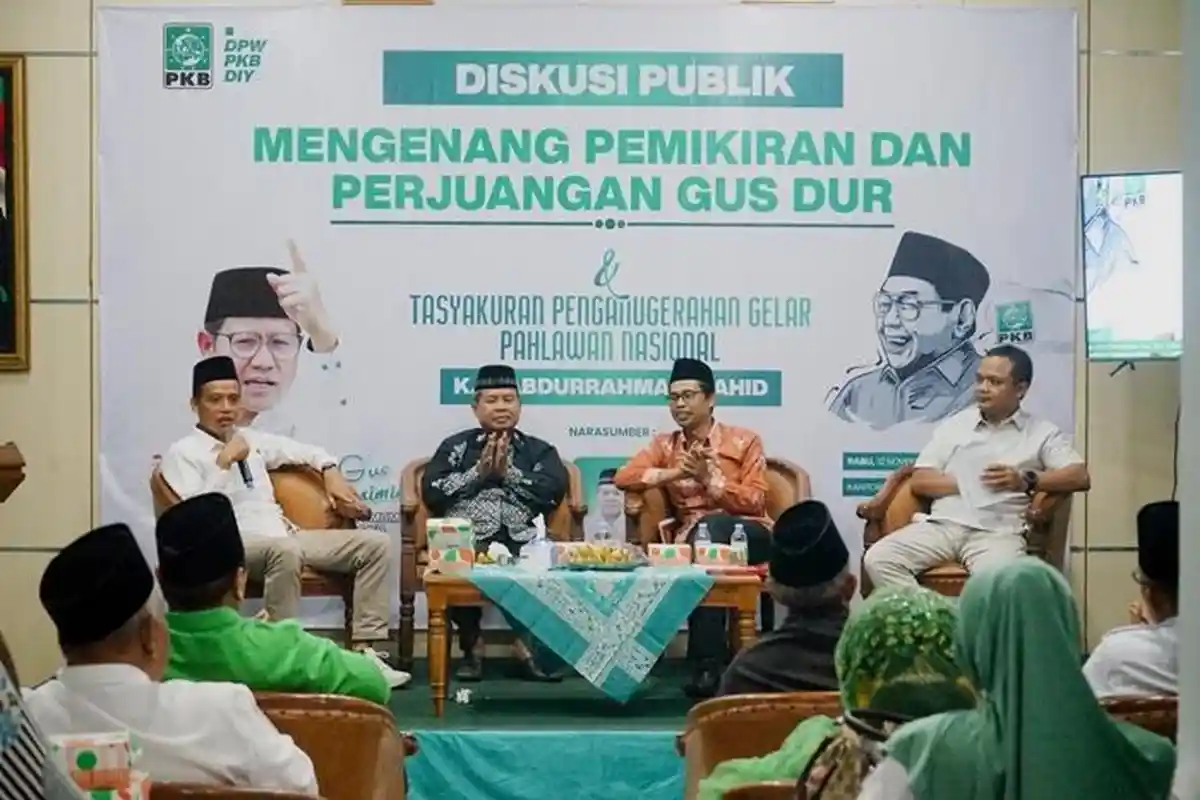 Tasyakuran Gelar Pahlawan Nasional Bagi Gus Dur, PKB DIY: Prosesnya Mulus Tanpa Polemik