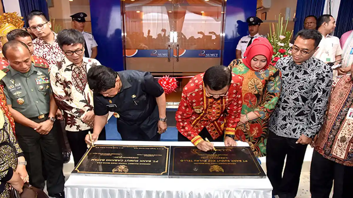 Bank Sumut Resmikan Kantor Cabang di Batam dan Pulau Telo