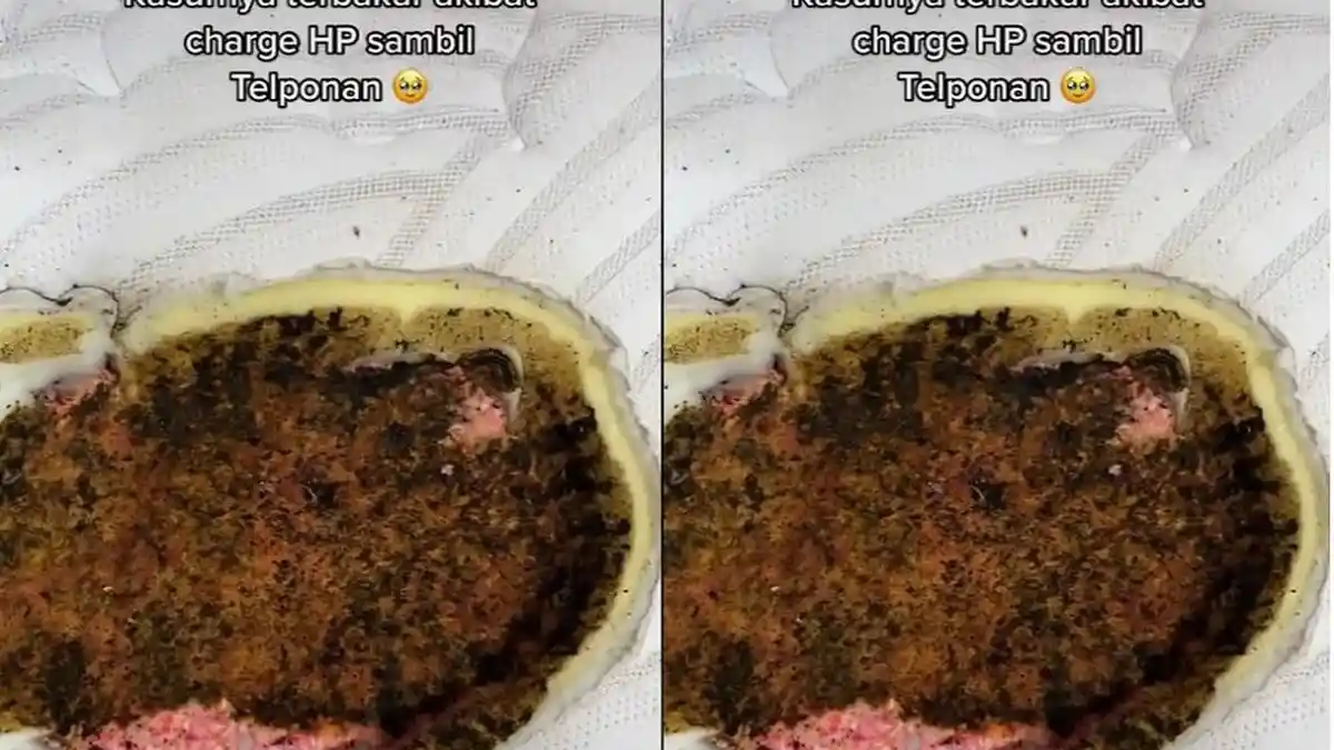 Viral Kisah Pria Charging Handphone Sambil Telepon, Akhirnya Bikin Merinding: Kasur Terbakar